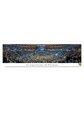 Blakeway Panoramas West Virginia Mountaineers WVU Coliseum Tubed Unframed Poster