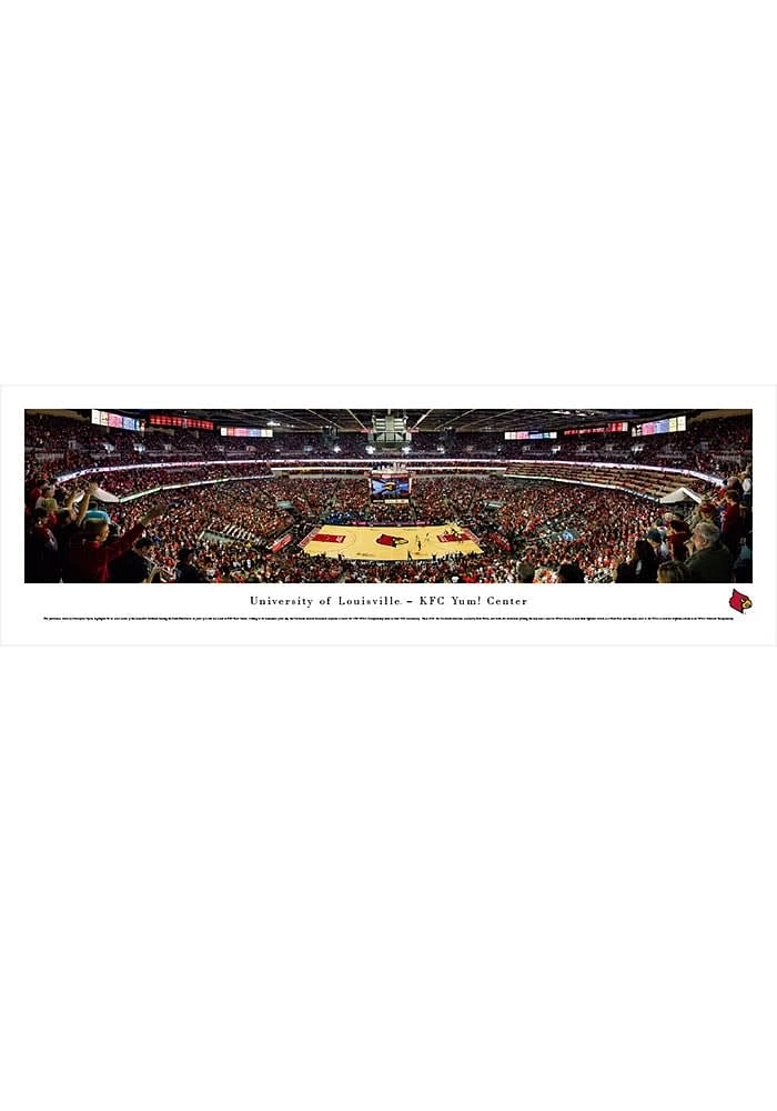 Blakeway Panoramas Louisville Cardinals KFC Yum! Center Tubed Unframed Poster
