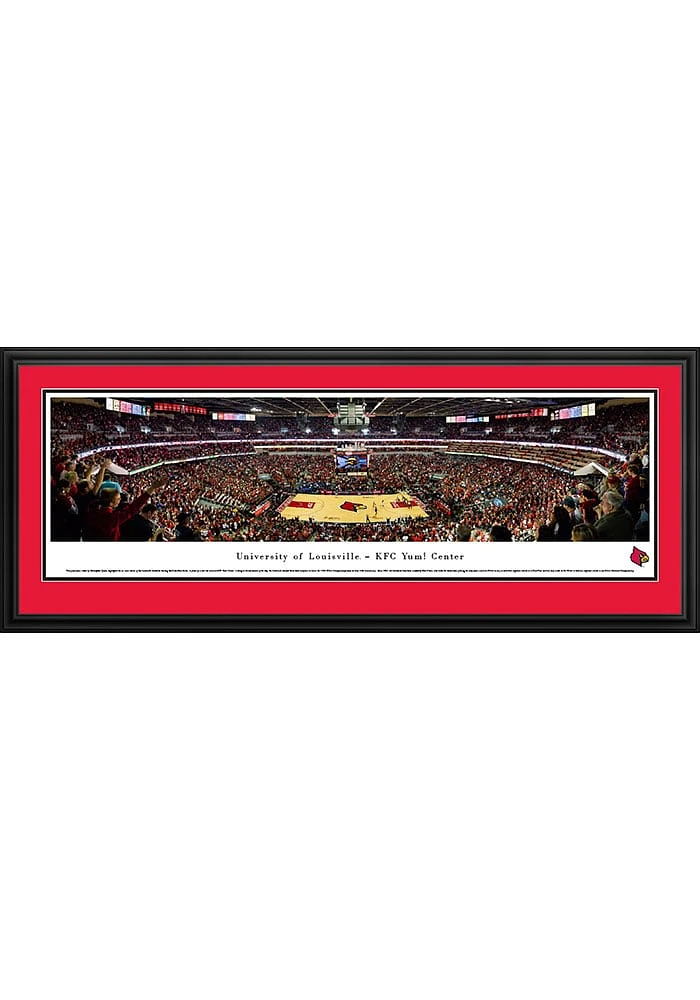 Blakeway Panoramas Louisville Cardinals KFC Yum! Center Deluxe Framed Posters