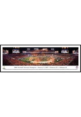 Blakeway Panoramas Clemson Tigers 2016 Football National Champions Standard Framed Posters