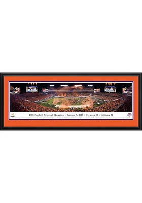 Blakeway Panoramas Clemson Tigers 2016 Football National Champions Deluxe Framed Posters