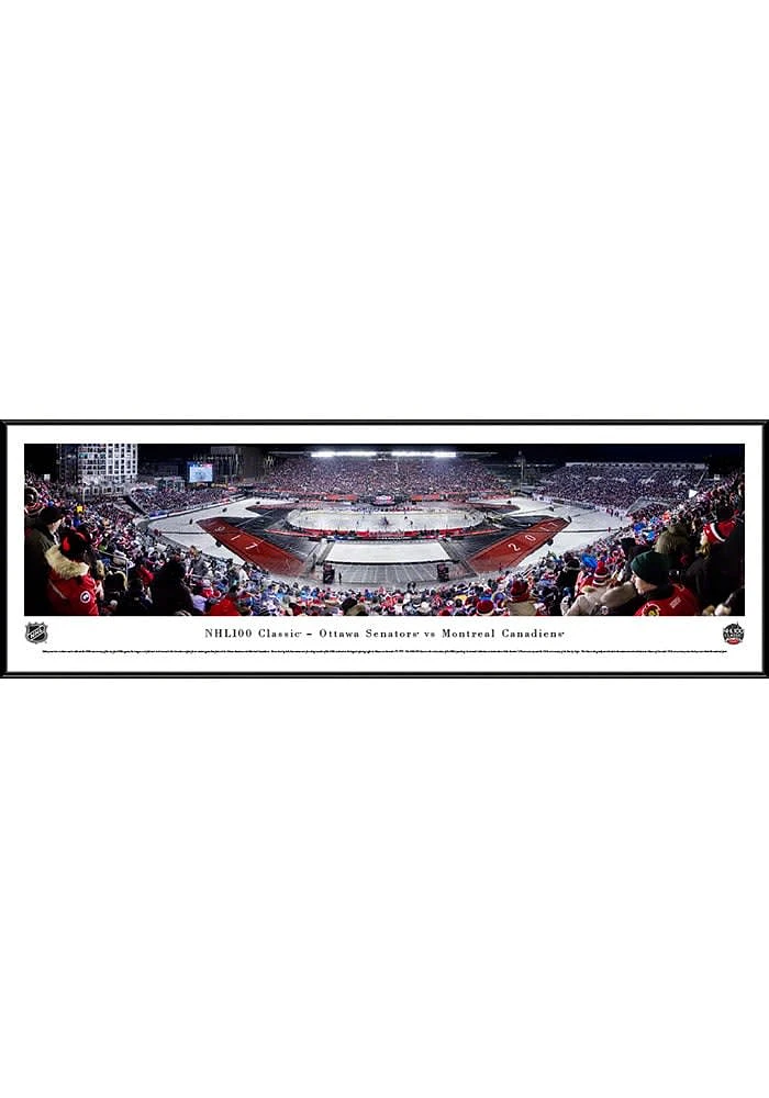 Blakeway Panoramas Ottawa Senators Standard NHL 100 Classic Framed Posters