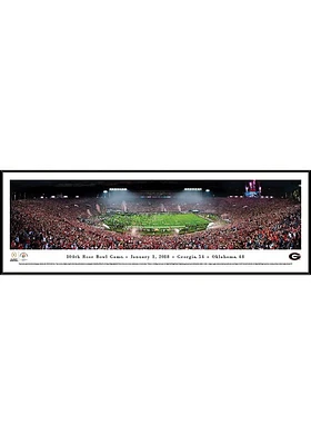 Blakeway Panoramas Georgia Bulldogs Standard 2018 Rose Bowl Framed Posters