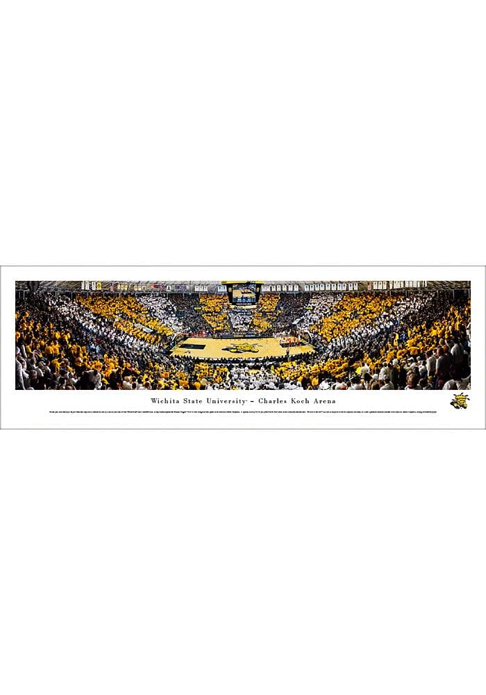 Blakeway Panoramas Wichita State Shockers Charles Koch Arena Striped Tubed Unframed Poster