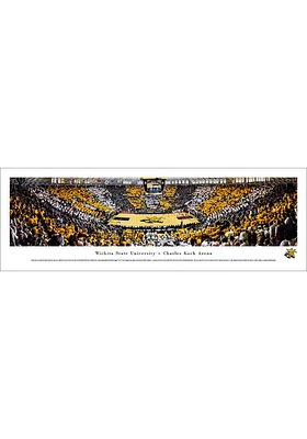 Blakeway Panoramas Wichita State Shockers Charles Koch Arena Striped Tubed Unframed Poster