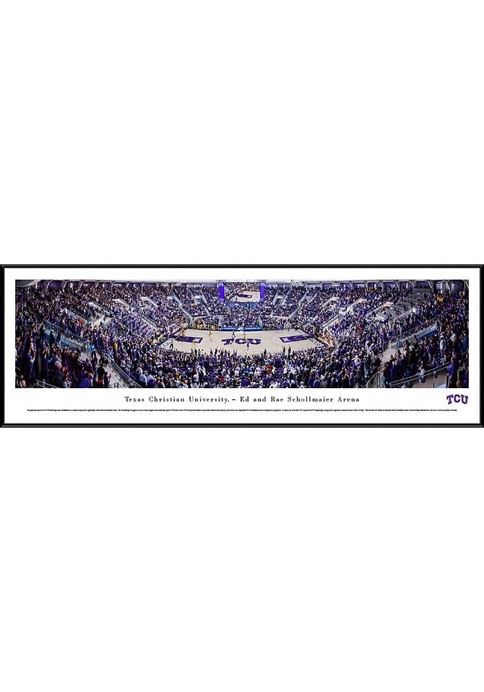 Blakeway Panoramas TCU Horned Frogs Ed and Rae Schollmaier Arena Standard Framed Posters