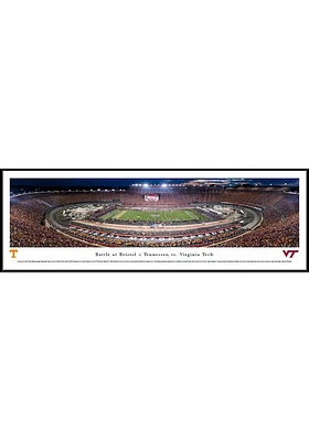 Blakeway Panoramas Tennessee Volunteers Battle at Bristol TN vs VT Standard Framed Posters