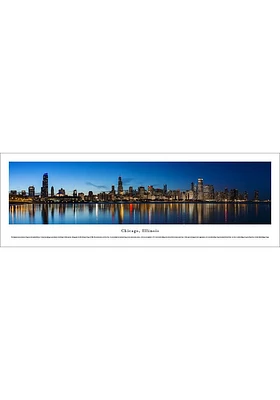 Blakeway Panoramas Chicago Shoreline at Night Unframed Unframed Poster