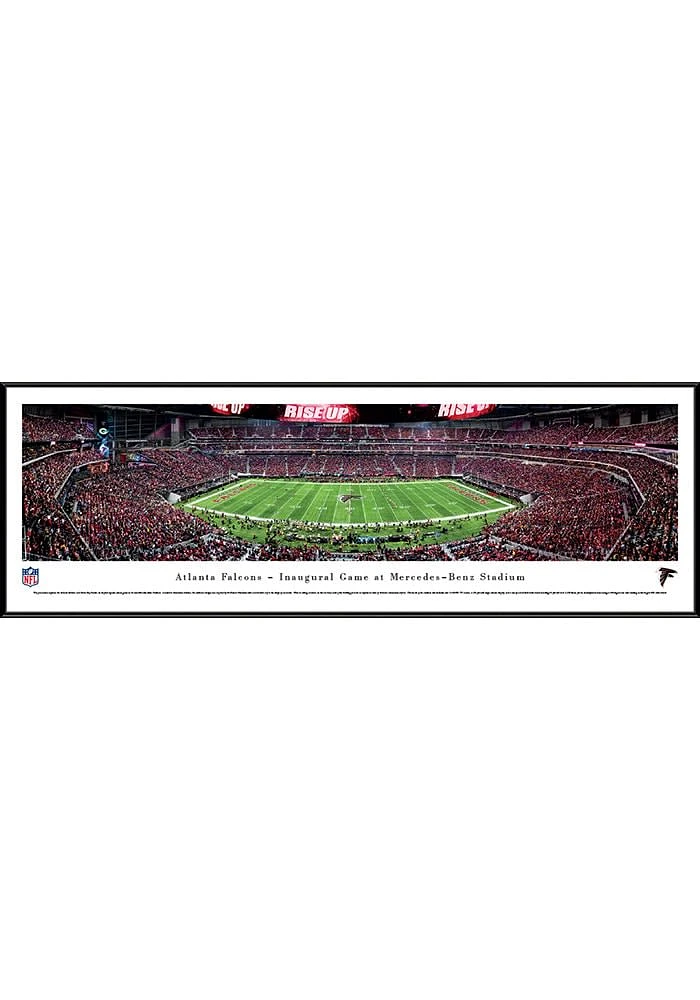 Blakeway Panoramas Atlanta Falcons 1st Game at Mercedes-Benz Stadium Standard Framed Posters