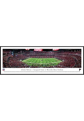 Blakeway Panoramas Atlanta Falcons 1st Game at Mercedes-Benz Stadium Standard Framed Posters