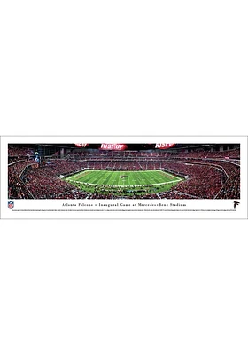 Blakeway Panoramas Atlanta Falcons 1st Game at Mercedes-Benz Stadium Unframed Unframed Poster