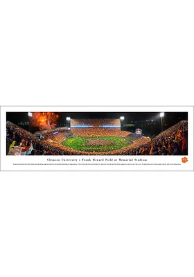Blakeway Panoramas Clemson Tigers Football Night Game Unframed Unframed Poster