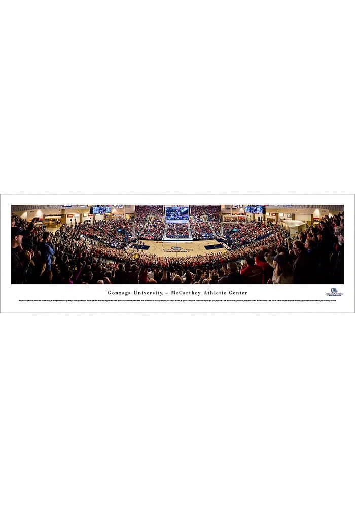 Blakeway Panoramas Gonzaga Bulldogs Basketball Unframed Unframed Poster