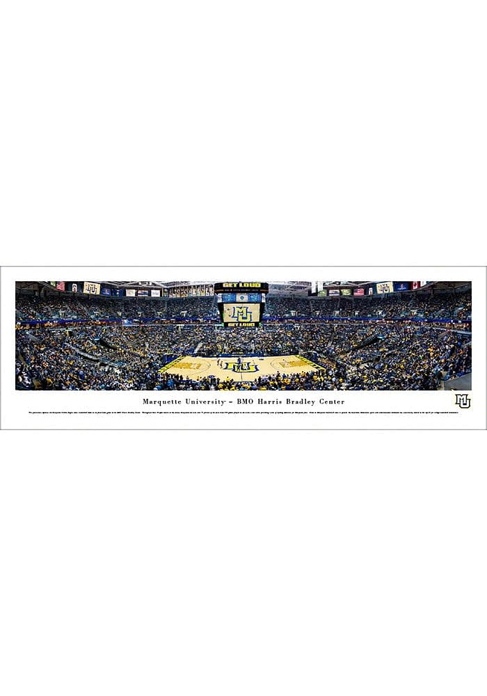 Blakeway Panoramas Marquette Golden Eagles Basketball Unframed Unframed Poster