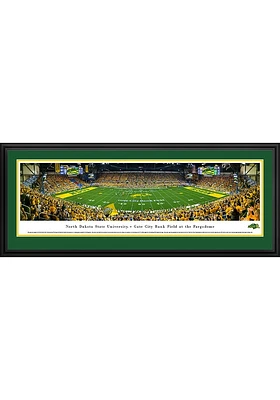 Blakeway Panoramas North Dakota State Bison 50 Yard Line Deluxe Framed Posters