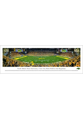 Blakeway Panoramas North Dakota State Bison 50 Yard Line Unframed Unframed Poster