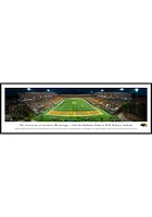 Blakeway Panoramas Southern Mississippi Golden Eagles End Zone Standard Framed Posters