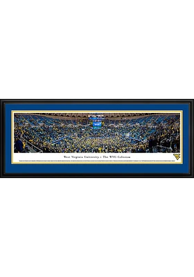 Blakeway Panoramas West Virginia Mountaineers Basketball Deluxe Framed Posters