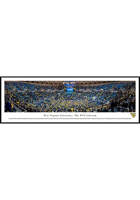 Blakeway Panoramas West Virginia Mountaineers Basketball Standard Framed Posters