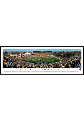 Blakeway Panoramas Wyoming Cowboys Football Standard Framed Posters