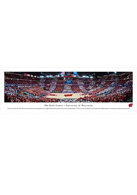 Blakeway Panoramas Wisconsin Badgers Kohl Center Tubed Unframed Poster