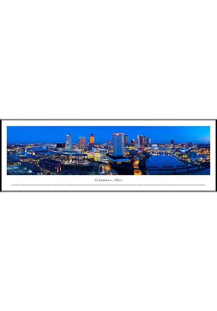 Blakeway Panoramas Ohio Skyline Panoramic Framed Posters