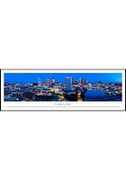 Blakeway Panoramas Ohio Skyline Panoramic Framed Posters