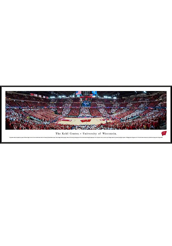 Blakeway Panoramas Wisconsin Badgers Kohl Center Standard Framed Posters