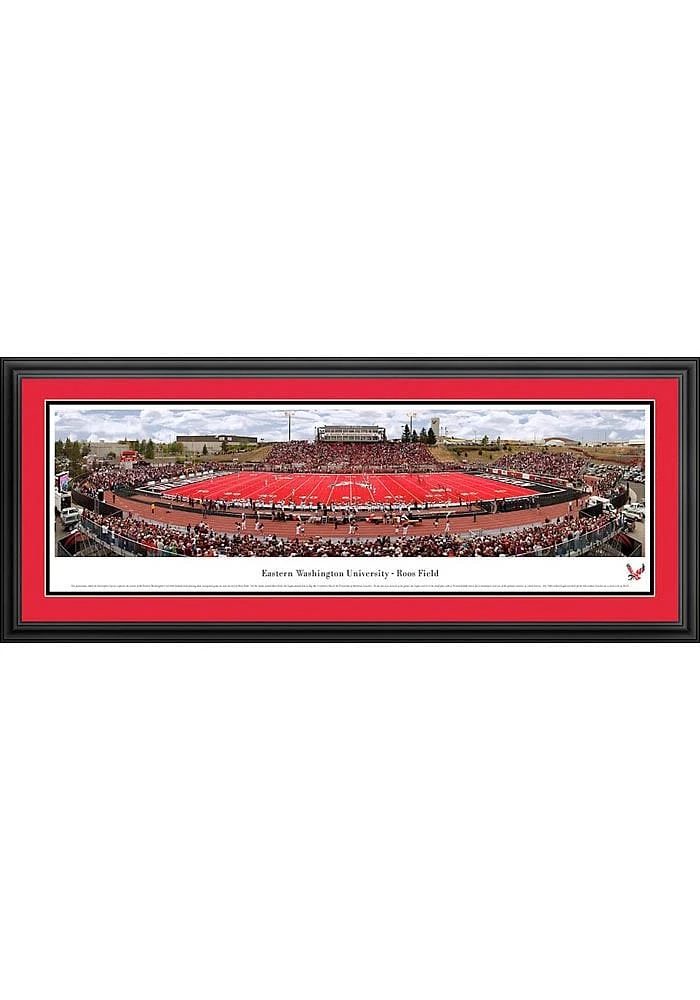 Blakeway Panoramas Eastern Washington Eagles East Washington University Deluxe Frame Framed Poster..