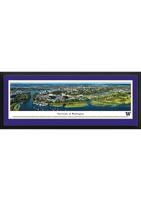 Blakeway Panoramas Washington Huskies Aerial Panorama Deluxe Framed Posters