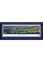 Blakeway Panoramas Washington Huskies Aerial Panorama Deluxe Framed Posters