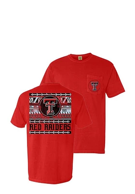 Summit Sportswear Texas Tech Red Raiders Womens Comfort Color Short Sleeve T-Shirt