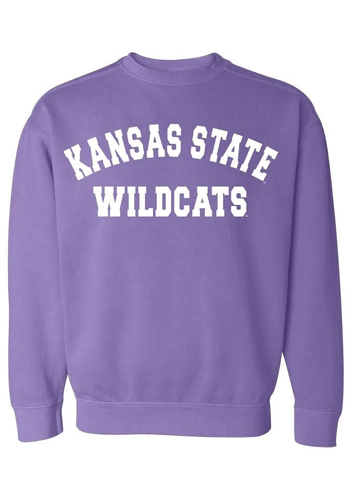 Summit Sportswear K-State Wildcats Womens Simple Crew Sweatshirt