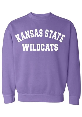 Summit Sportswear K-State Wildcats Womens Simple Crew Sweatshirt