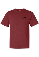 Summit Sportswear Texas A&M Aggies Womens Maroon Grandma Spiral Short Sleeve T-Shirt