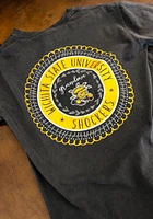 Summit Sportswear Wichita State Shockers Womens Grey Grandma Spiral Short Sleeve T-Shirt