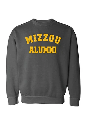 Summit Sportswear Missouri Tigers Womens Grey Alumni Crew Sweatshirt