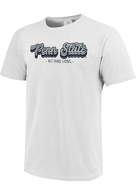 Penn State Nittany Lions Womens White Comfort Colors Short Sleeve T-Shirt