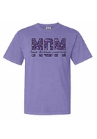 Summit Sportswear TCU Horned Frogs Womens Purple Floral Mom Short Sleeve T-Shirt