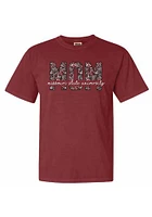 Summit Sportswear Missouri State Bears Womens Brown Floral Mom Short Sleeve T-Shirt