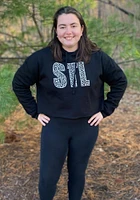 Summit Sportswear St Louis Womens Black STL Hooded Sweatshirt
