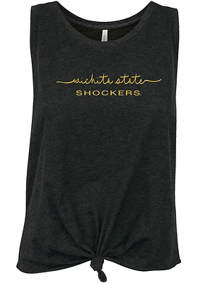 Summit Sportswear Wichita State Shockers Womens Black Reese Tank Top
