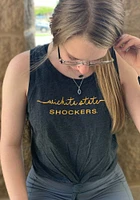 Summit Sportswear Wichita State Shockers Womens Black Reese Tank Top