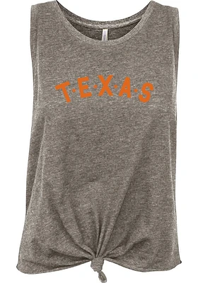 Summit Sportswear Texas Womens Grey Reese Tank Top