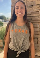 Summit Sportswear Texas Womens Grey Reese Tank Top