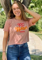 Summit Sportswear Kansas City Womens Pink Babe Short Sleeve T-Shirt