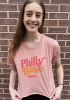 Summit Sportswear Philadelphia Womens Pink Babe Short Sleeve T-Shirt