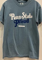 Summit Sportswear Penn State Nittany Lions Womens Light Blue Attitude Short Sleeve T-Shirt