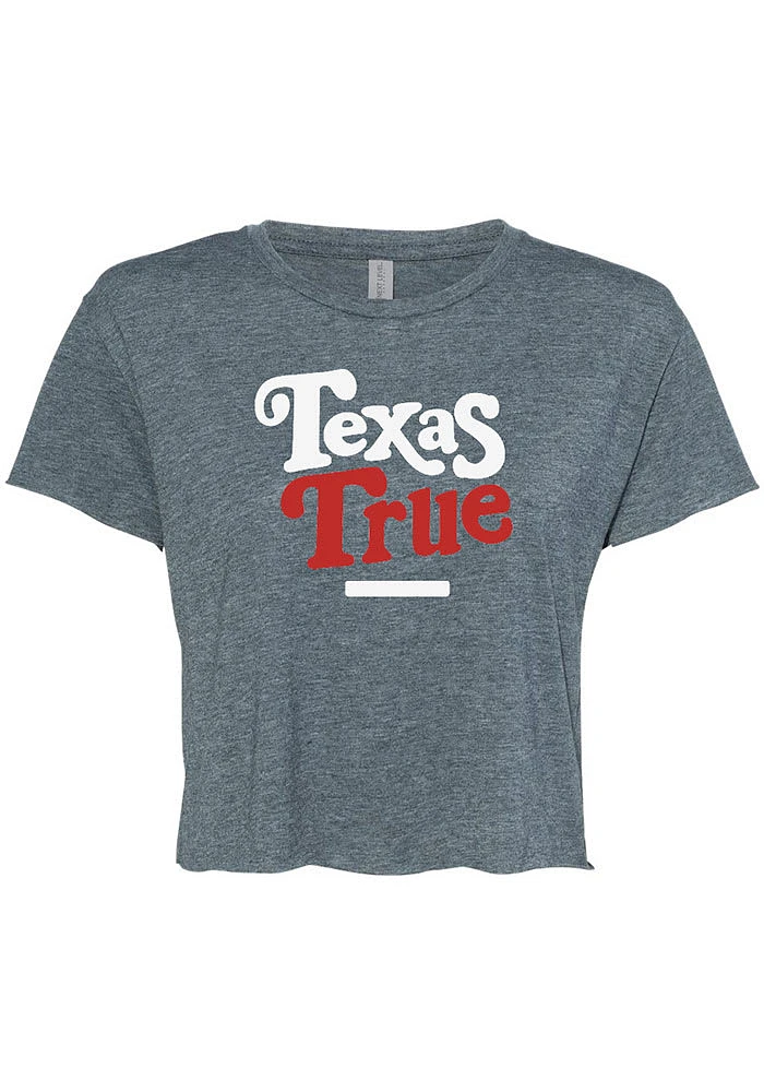 Summit Sportswear Texas Womens Blue true Short Sleeve T-Shirt