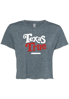 Summit Sportswear Texas Womens Blue true Short Sleeve T-Shirt
